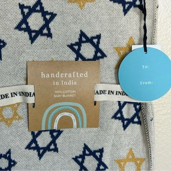 Baby Blanket & Bib gift set bundle for Hanukkah NWT - Picture 12 of 15